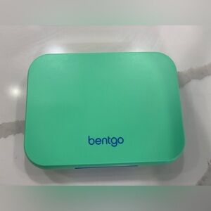Bentgo Kids Leakproof Lunch Box Green Blue Bento Style 4 Compartment‎ Container